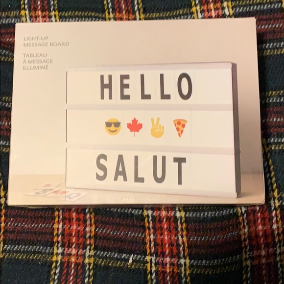 Light-Up Message Board